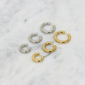 ステンレス ピアス (193) 2個セット 選択可 内径10mm〜20mm ゴールド銀色 シルバー 金色 ピアス レディース ステンレス サージカルステン