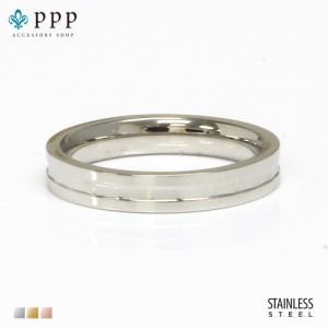 ステンレス リング (41) 銀色(メイン) 指輪 金属アレルギー対応 レディース メンズ 送料無料 ニッケルフリー シンプル