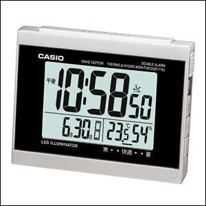 【正規品】CASIO カシオ クロック DQD-710J-8JF 置き時計 電波時計 wave ceptor ウェーブセプター