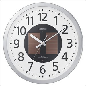 【正規品】シチズン CITIZEN 時計 クロック 4MY815-019 ソーラー電源電波掛時計 エコライフM815