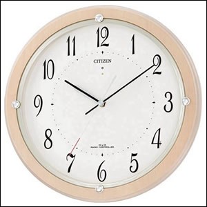 【正規品】シチズン CITIZEN 時計 クロック 4MY798-007 掛時計 サイレントソーラーM ソーラー電波時計