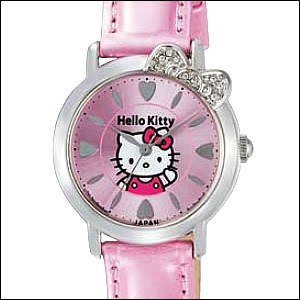 【メール便選択で送料無料】【正規品】Q&Q キュー&キュー 腕時計 CITIZEN シチズン CBM 0001N003 レディース Hello Kitty ハローキティ