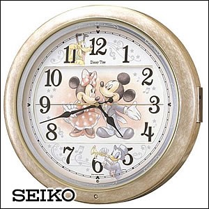 【正規品】SEIKO セイコー クロック FW561A キャラクタークロック ディズニータイム ミッキー＆フレンズ掛時計