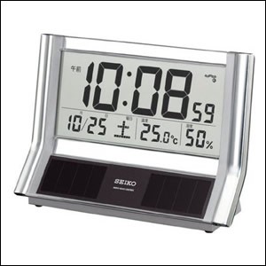 【正規品】SEIKO セイコー クロック SQ690S 置き時計 電波時計 デジタルウォッチ
