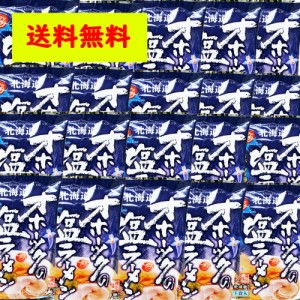 【訳あり賞味期限8月2日まで数量限定】TVで話題に☆つらら 北海道オホーツク の 塩ラーメン　1箱16袋セット【送料無料】