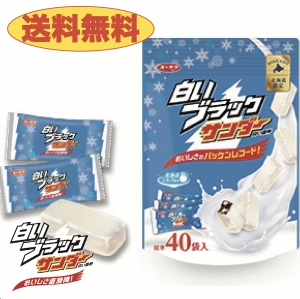 【送料無料】白いブラックサンダー　ビックシェアパック　40袋入り　北海道限定　有楽製菓