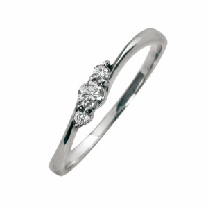 スリーストーン ダイヤモンド プラチナ リング Pt900 3石 指輪 記念日 人気 diamond ピンキーリング 送料無料