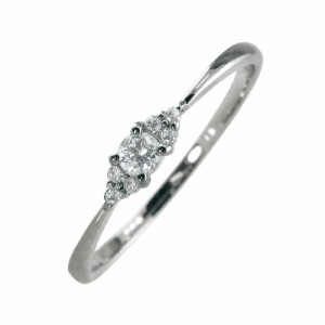 指輪 プラチナ リング ダイヤモンド 7石 婚約指輪 セブンストーン ピンキー 1号 〜 Pt900 送料無料