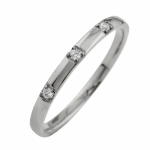 プラチナ スリーストーン ダイヤリング トリロジー Pt900 指輪 ピンキーリング ダイヤモンドリング 0.03ct 究極diaring