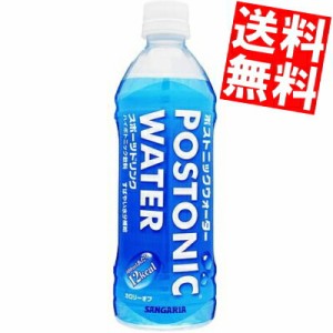 【送料無料】サンガリア ポストニックウォーター 500mlペットボトル 24本入 熱中症対策