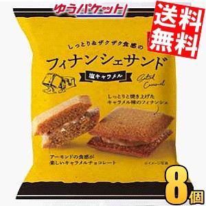 ゆうパケット送料無料 井桁堂 フィナンシェサンド塩キャラメル 8個入 洋菓子 スイーツ