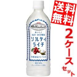 【送料無料】 キリン 世界のKitchenから ソルティ・ライチ【手売り用】 500mlペットボトル 48本 (24本×2ケース)[ソルティライチ]big_dr