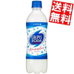 【送料無料】カルピスソーダ 500mlPET 24本入