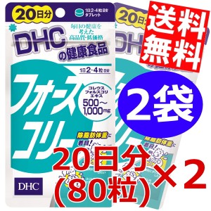 【2袋セット】DHCフォースコリー 20日分（80粒）×2袋　[ダイエット食品][スマプレ]big_dr