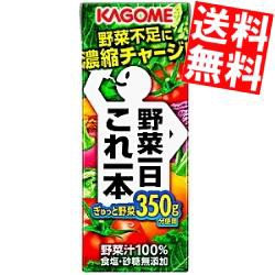 【送料無料】カゴメ 野菜一日これ一本200ml紙パック 24本入 スマプレ 野菜ジュース のしOK big_dr