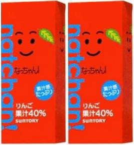 【送料無料】サントリーなっちゃんりんご250ml紙パック 48本(24本×2ケース)[のしOK]big_dr