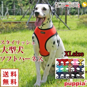 ハーネス 大型犬 胴輪 XL ソフト ソフトメッシュ PUPPIA パピア 正規品