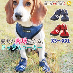 犬 靴 犬靴 犬用靴 ドッグシューズ スニーカー 夏 肉球やけど防止 ファスナー 履かせやすい くつ