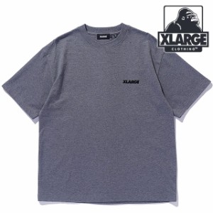 エクストララージ XLARGE メンズ スタンダードロゴ ヘザー ショートスリーブTシャツ [101242011038 SU24] STANDARD LOGO HEATHER S/S TEE