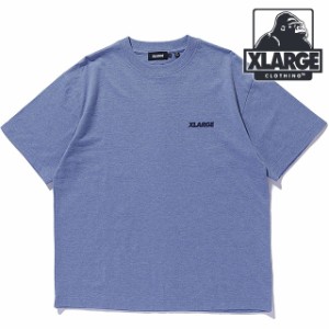 エクストララージ XLARGE メンズ スタンダードロゴ ヘザー ショートスリーブTシャツ [101242011038 SU24] STANDARD LOGO HEATHER S/S TEE