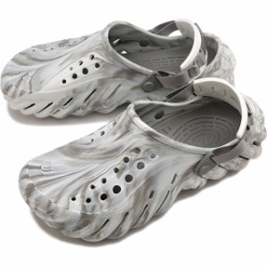 クロックス crocs サンダル エコー マーブル クロッグ [208454-1NL FW24] Echo Marbled Clog メンズ 靴 軽量 オフィス履き Moonlight/Mul