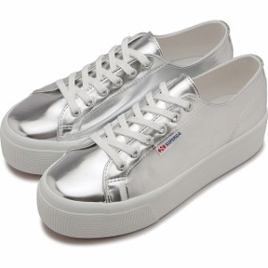 スペルガ SUPERGA スニーカー メタリック プラットフォーム [4A5138HW FW24] 2790 MIRROR FAUX LEATHER レディース 靴 ローカット 厚底 