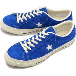 コンバース CONVERSE メンズ スニーカー ワンスター J スエード [35200670 SS24Q2] ONE STAR J SUEDE 靴 日本製 ローカット BLUE