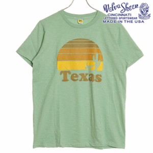 ベルバシーン VELVA SHEEN メンズ テキサスTシャツ [1624002 SS24] “TEXAS”TEE トップス 半袖 MADE IN USA コットン NEPHRITE 【メール