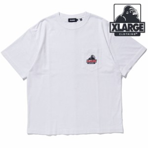 エクストララージ XLARGE メンズ スランテッド OG ショートスリーブ ポケットTシャツ [101242011004 SU24] SLANTED OG S/S POCKET TEE x-