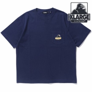 エクストララージ XLARGE メンズ スランテッド OG ショートスリーブ ポケットTシャツ [101242011004 SU24] SLANTED OG S/S POCKET TEE x-