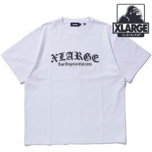 エクストララージ XLARGE メンズ オールドイングリッシュロゴ ショートスリーブTシャツ [101242011016 SU24] OLD ENGLISH LOGO S/S TEE x