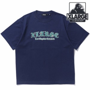 エクストララージ XLARGE メンズ オールドイングリッシュロゴ ショートスリーブTシャツ [101242011016 SU24] OLD ENGLISH LOGO S/S TEE x