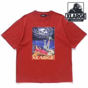 エクストララージ XLARGE メンズ ビーウェアオブエイリアン ショートスリーブTシャツ [101242011020 SU24] BEWARE OF ALIEN S/S TEE x-la