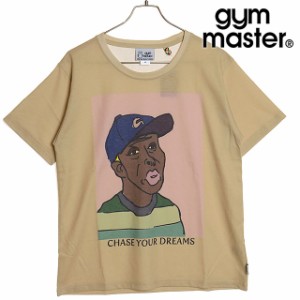 ジムマスター GYM MASTER メンズ 5.8oz T/Cドライ CHASE YOUS DREAMS Tee [G333726-31 SU24] トップス 半袖Tシャツ ベージュ 【メール便