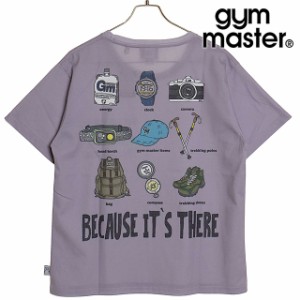 ジムマスター GYM MASTER メンズ 5.8oz T/Cドライ CLIMB MOUNTAIN Tee [G333729-61 SU24] トップス 半袖Tシャツ ラベンダー 【メール便可