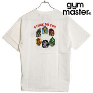ジムマスター GYM MASTER メンズ 7.4oz STUCK ON YOU刺繍Tee [G321707-01 SU24] トップス 半袖Tシャツ ホワイト 【メール便可】
