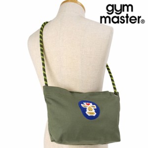 ジムマスター GYM MASTER サガラ刺繍キャンバスミニショルダー [G321789-46 SU24] メンズ・レディース 鞄 ショルダーバッグ オリーブ