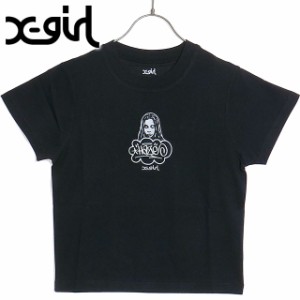 エックスガール X-girl レディース ヘイズ ショートスリーブ ベビーTシャツ [105242011044 SS24SPOT] X-girl × HAZE S/S BABY TEE トッ