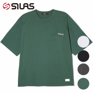 サイラス SILAS メンズ ベーシックポケット ワイド ショートスリーブTシャツ [110242011013 SU24] BASIC POCKET WIDE S/S TEE トップス 
