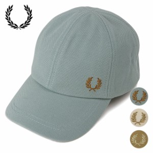 フレッドペリー FRED PERRY ピケ クラシックキャップ [HW6726 SS24Q2] PIQUE CLASSIC CAP メンズ・レディース 帽子 鹿の子 サイズ調整可