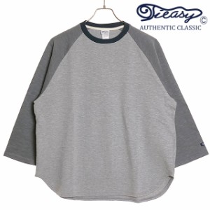 ティージー Tieasy × mischief メンズ HDCS ラグラン 3/4 クルーネックTシャツ [te001CR34-SP SS24] 別注 HDCS RAGLAN 3/4 CREW-T トッ