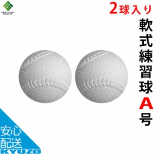 練習球 セット売り 軟式野球ボール 小学生向け 小学校 ジュニア 練習用 練習ボール A球 A号ボール NORTHWAY SPORTS NSB-89A 2個入り 2P 2
