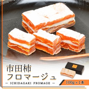 市田柿フロマージュ　100g×1本　/がむしゃらグルメ団/南信州特産/おつまみ/ワイン/メディア/おすすめ/スイーツ/ドライフルーツ/テレビ/