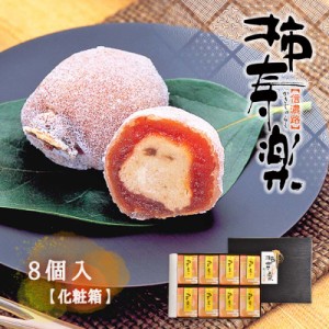 市田柿の中に栗きんとん餡！　柿寿楽8個入/国産/和菓子/市田柿/栗/御祝/双松庵唯七/贈答/ギフト/