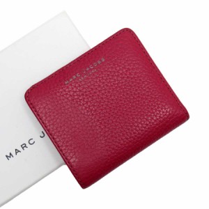 MARC JACOBS マークジェイコブス 二つ折り財布 ピンク系 14061 レディース【中古】 g2143a