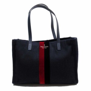 Kate Spade ケイトスペード ショルダーバッグ トートバッグ ネイビー×レッド×ブラック 14066 レディース【中古】 g2175