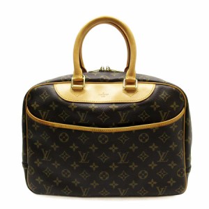 LOUIS VUITTON ルイ ヴィトン ドーヴィル M47270 ハンドバッグ ブラウン 14057 ユニセックス【中古】 h27907a