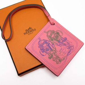 HERMES エルメス カレナノ チャーム ローズエテ 14061 ユニセックス【中古】 h28199f