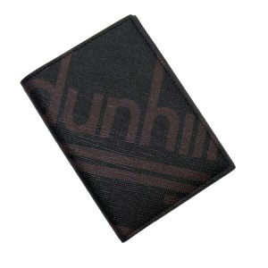 Dunhill ダンヒル カードケース パスケース ブラック 14054 メンズ【中古】 h28248f