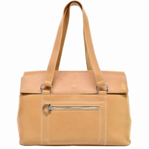 Salvatore Ferragamo サルヴァトーレフェラガモ ハンドバッグ ライトブラウン 14057 レディース【中古】 r8890a